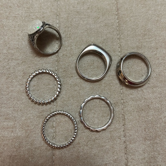 Silver Rings Lot - Picture 3 of 4